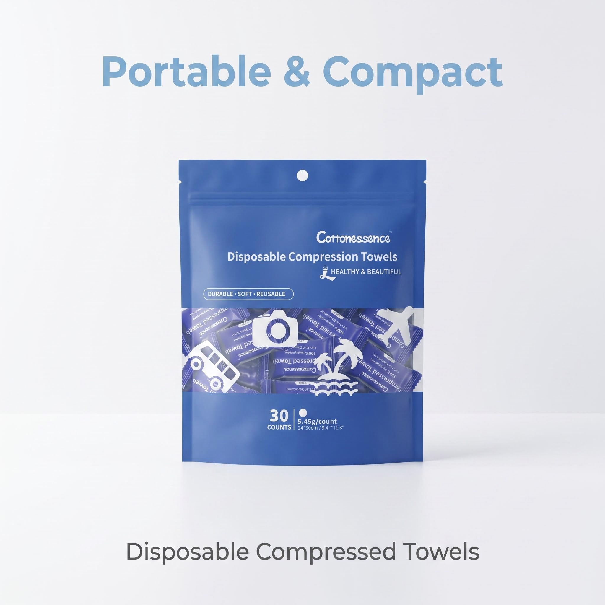 Compressed Travel Towels