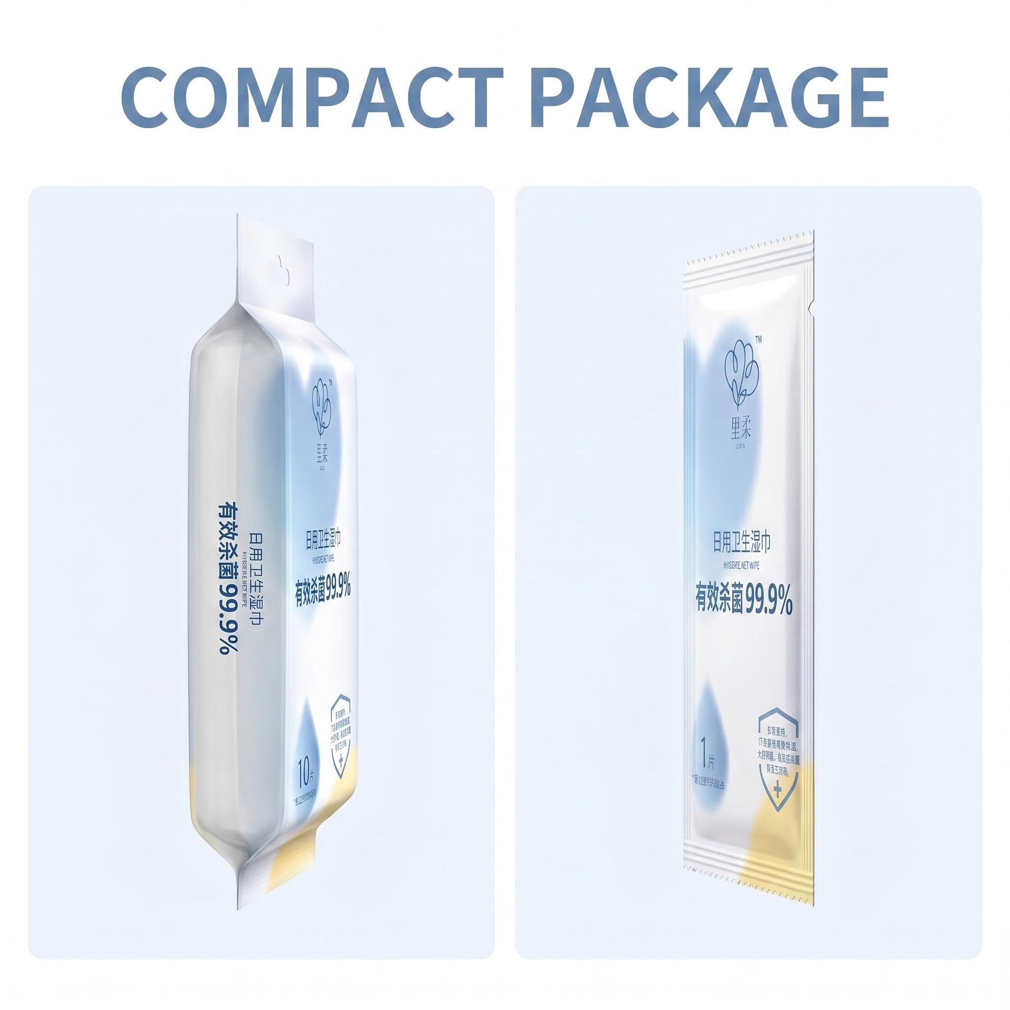 99.9% Effective Sanitizing Wet Wipes