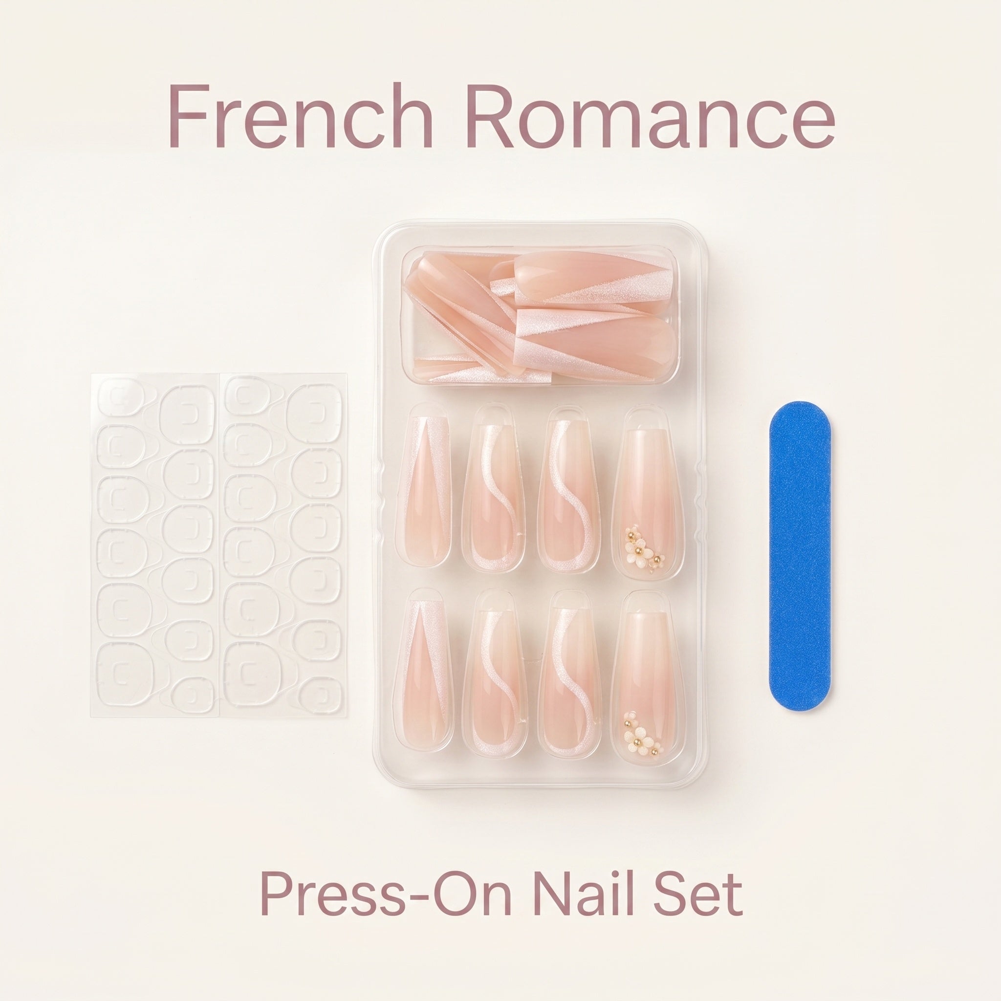 1155 Nude Pink French Wavy