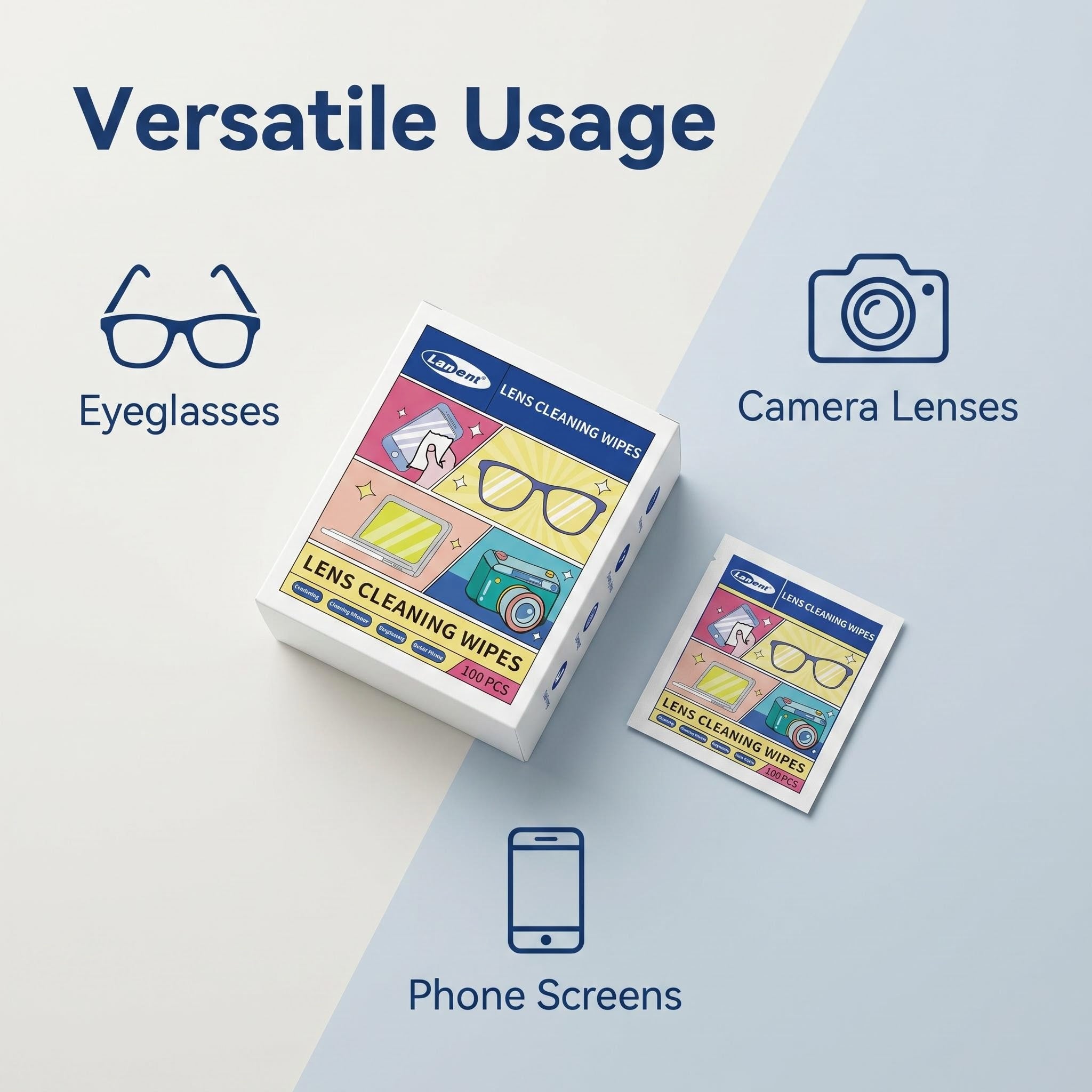 Eyeglass Lens Cleaning Wipes