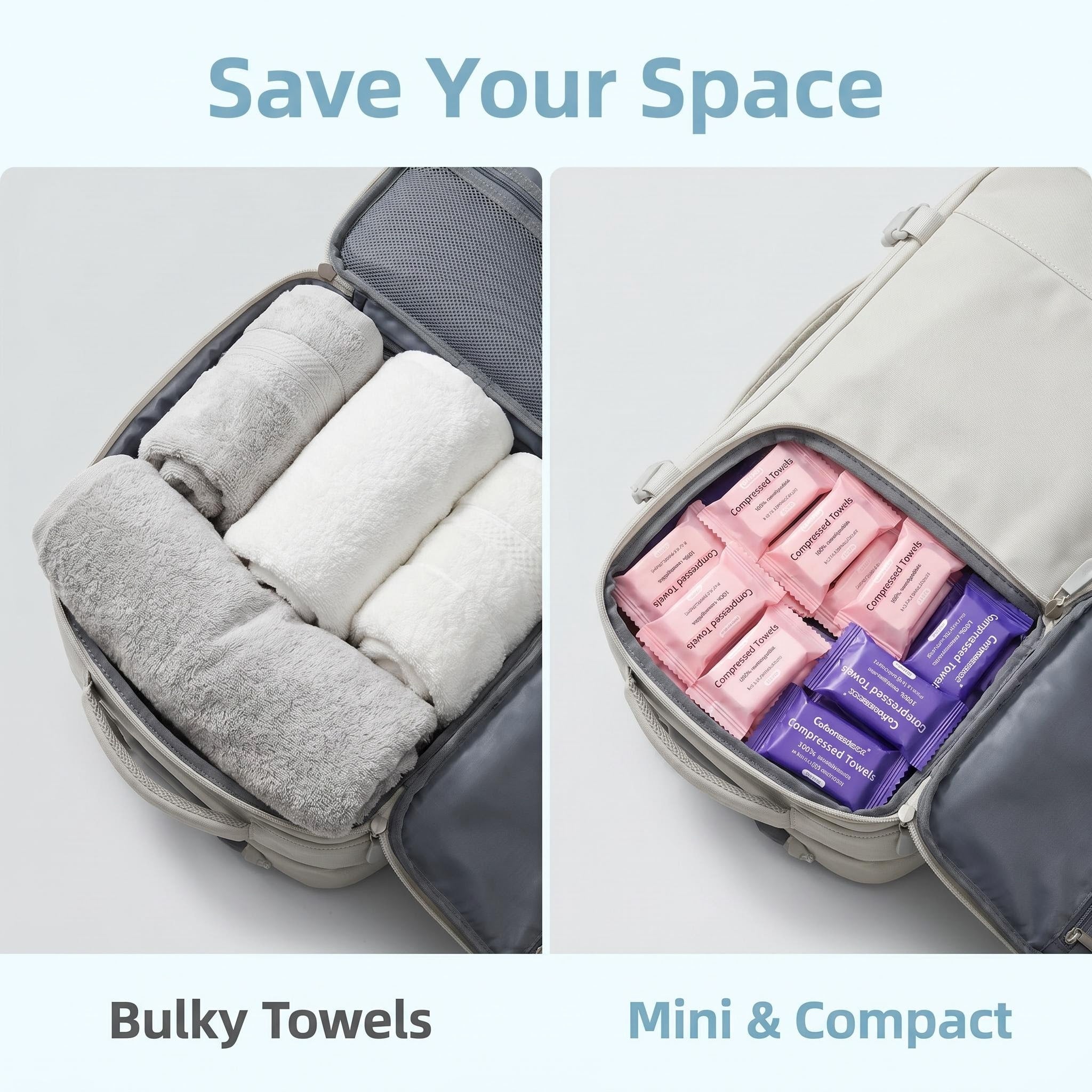 Compressed Travel Towels