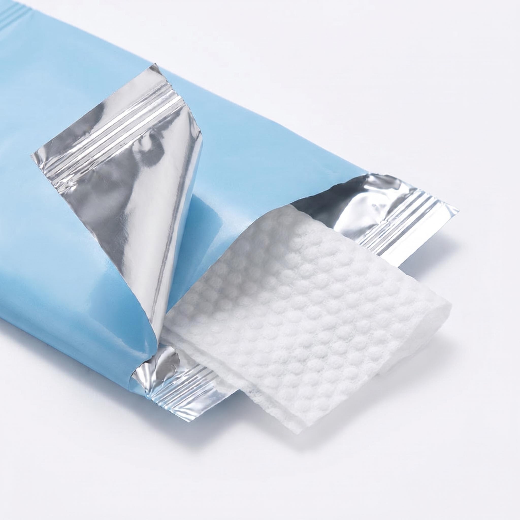 Individually Wrapped Physiological Saline Cleansing Wet Wipes