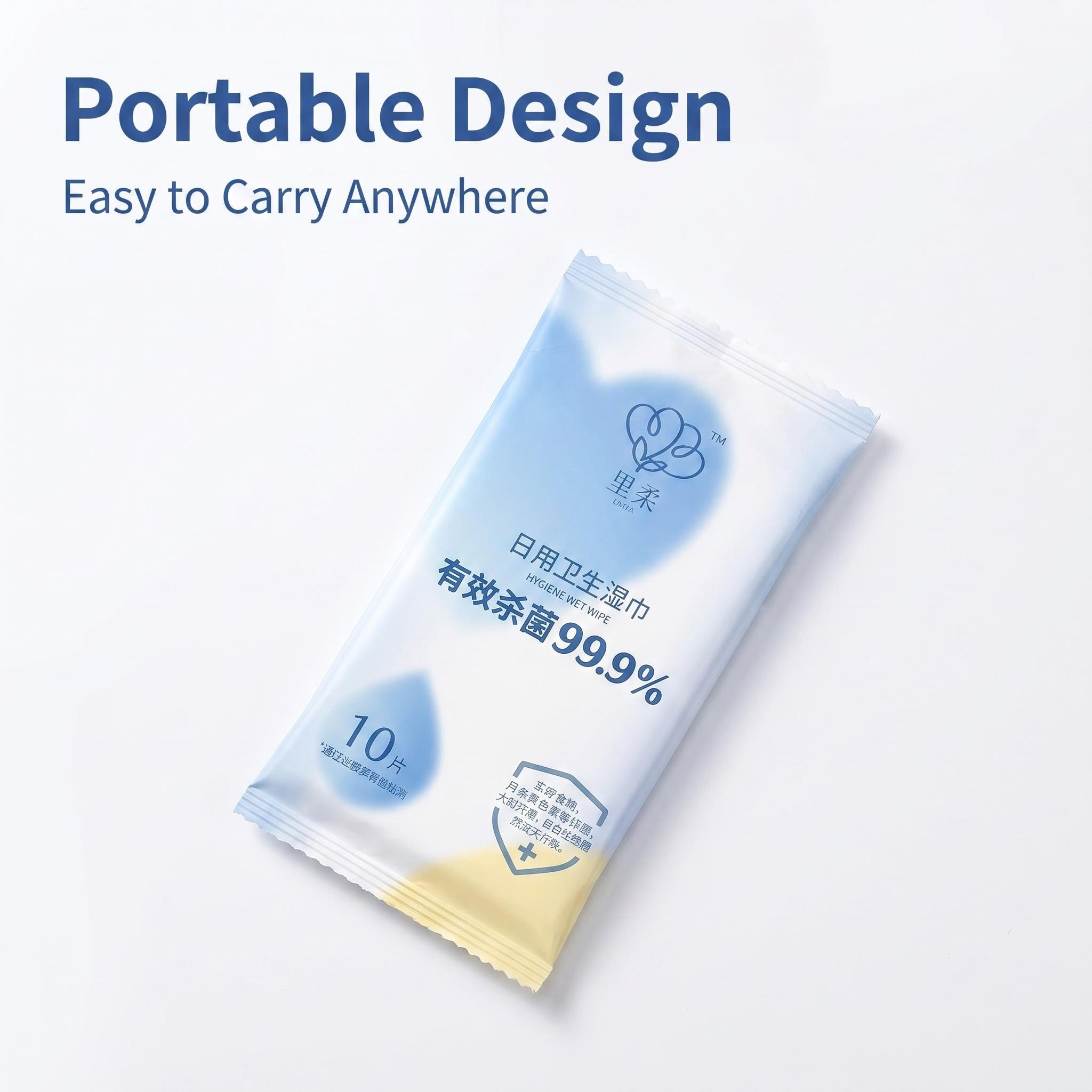 99.9% Effective Sanitizing Wet Wipes