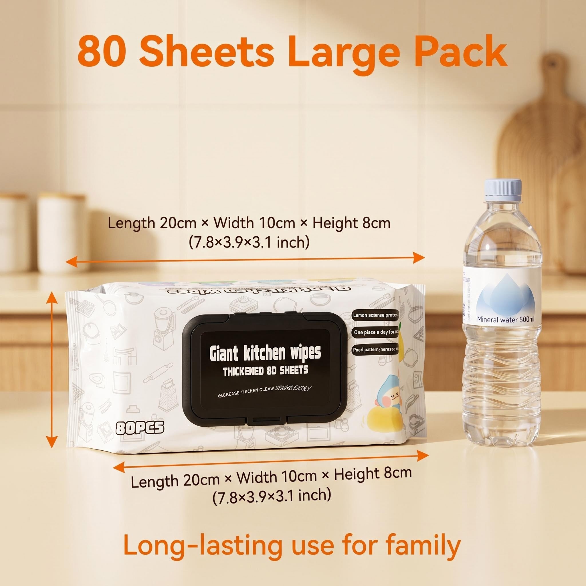 Kitchen Cleaning Wet Wipes