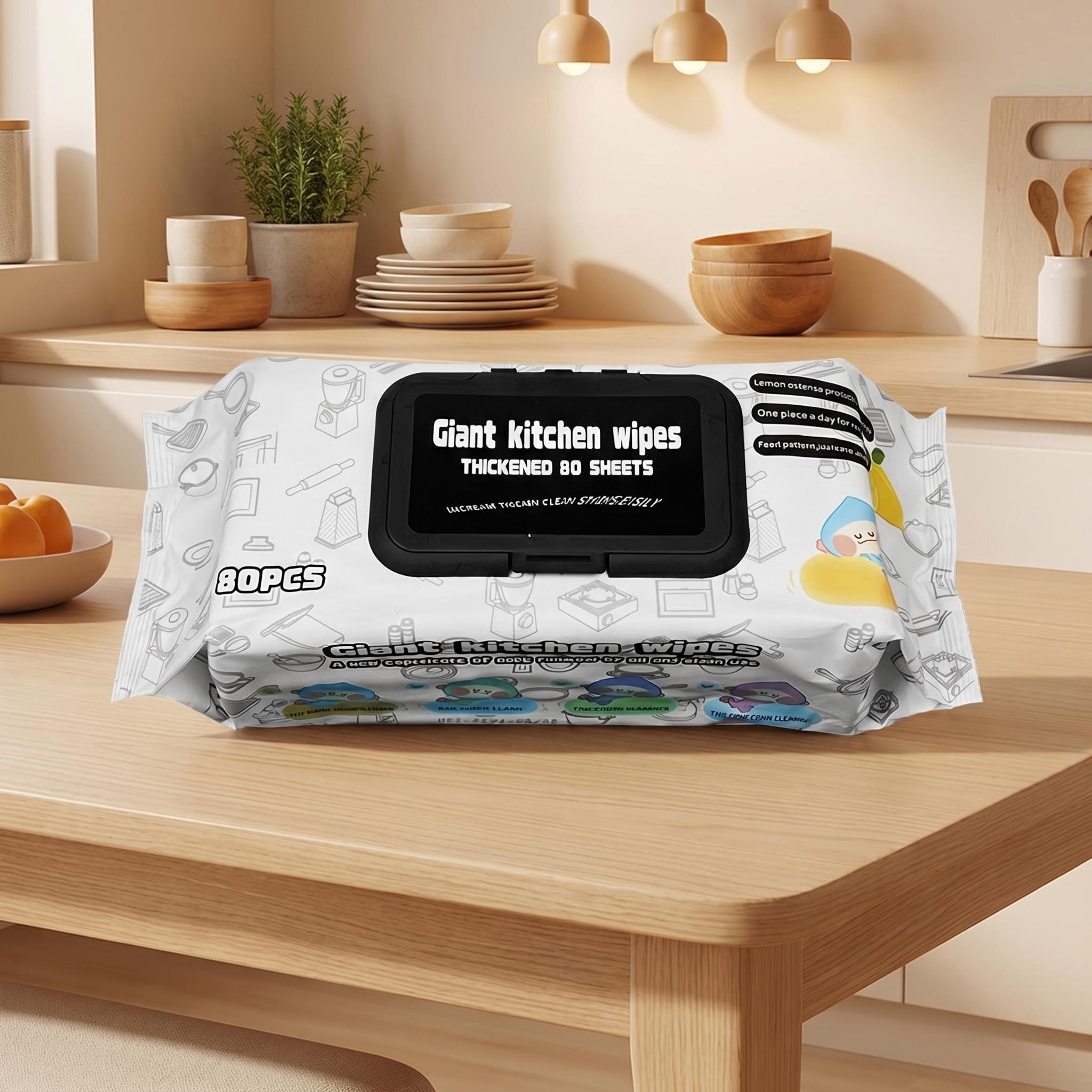 Kitchen Cleaning Wet Wipes